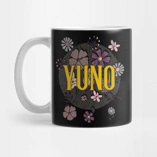 Aesthetic Proud Name Yuno Flowers Anime Retro Styles Mug